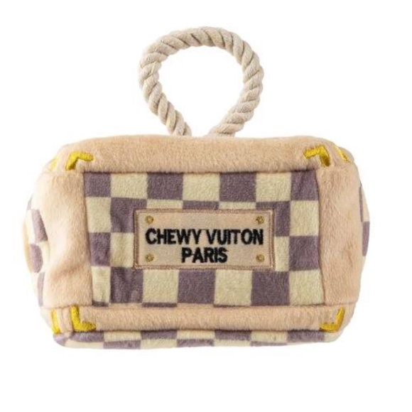 Checker Chewy Vuiton Trunk - Pet Activity House - Picture 3 of 3
